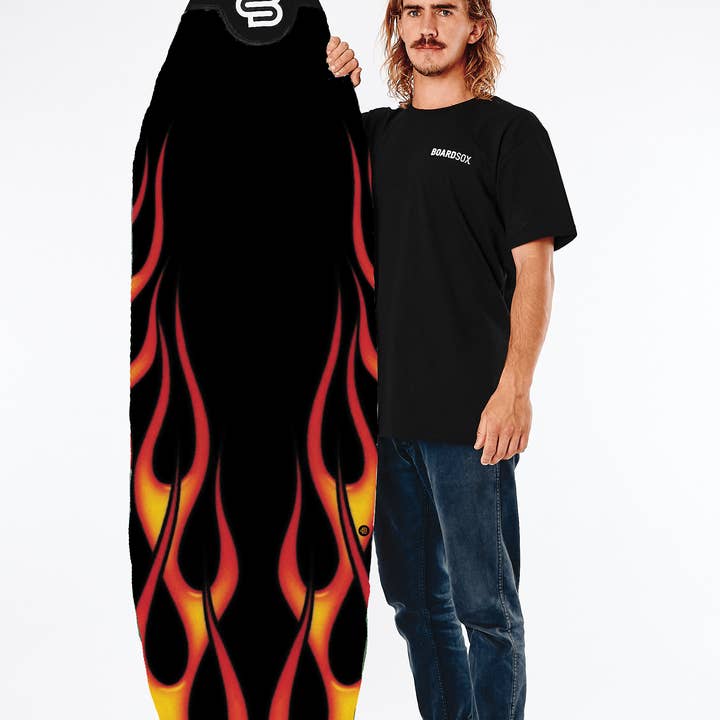Boardsox - Wholesale Sporting Accessories - Flames - Shortboard Surfboard Cover