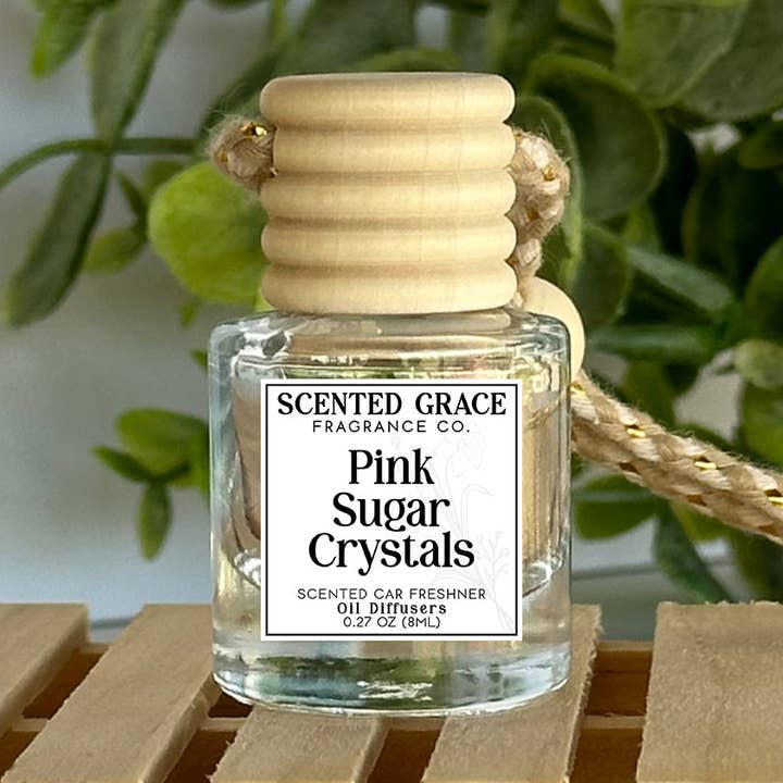 Pink Sugar Crystals Car Diffuser for wholesale by Scented Grace Fragrance Co. (A&R Creations)