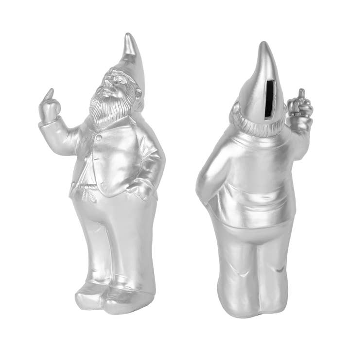 Fisura – Engroshandel Sparebøsse – Børn og baby – Sølv Gnom Sparegris0