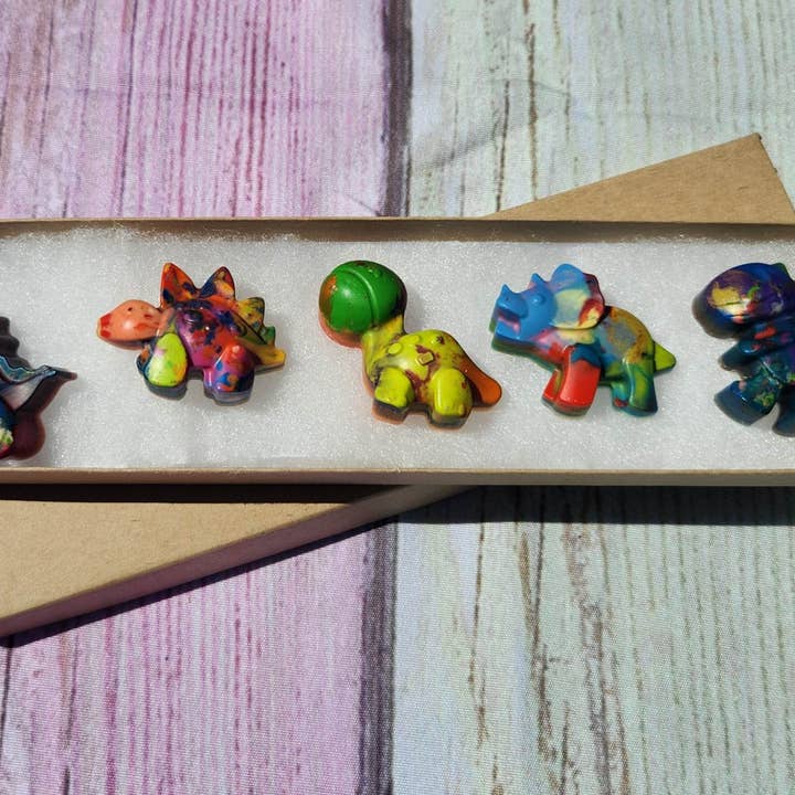 Bomboniere, Dino Crayons, T-rex per la vendita all'ingrosso da parte di Snazzy Crayons