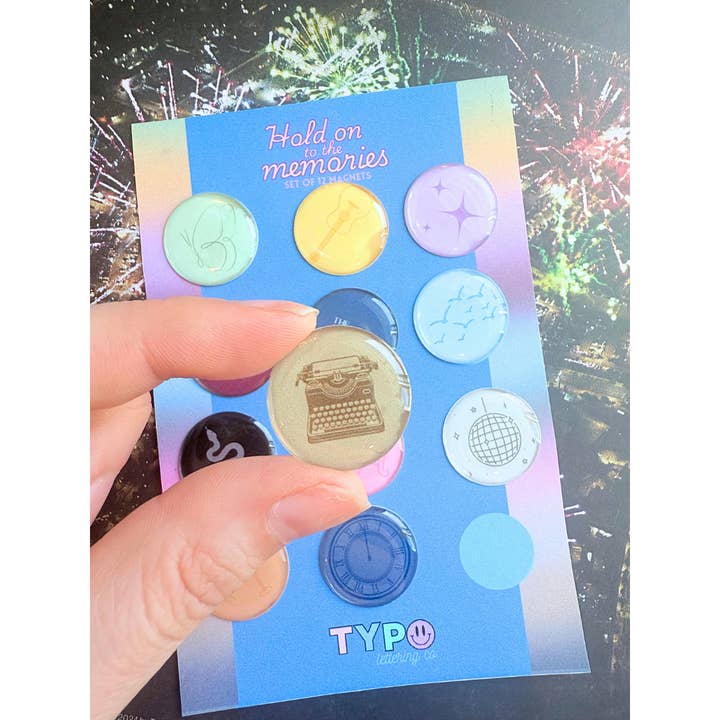 Typo Lettering Co - Wholesale Magnet - Eras magnet set|set of 12 magnet| TS magnet set|Era|TS merch12