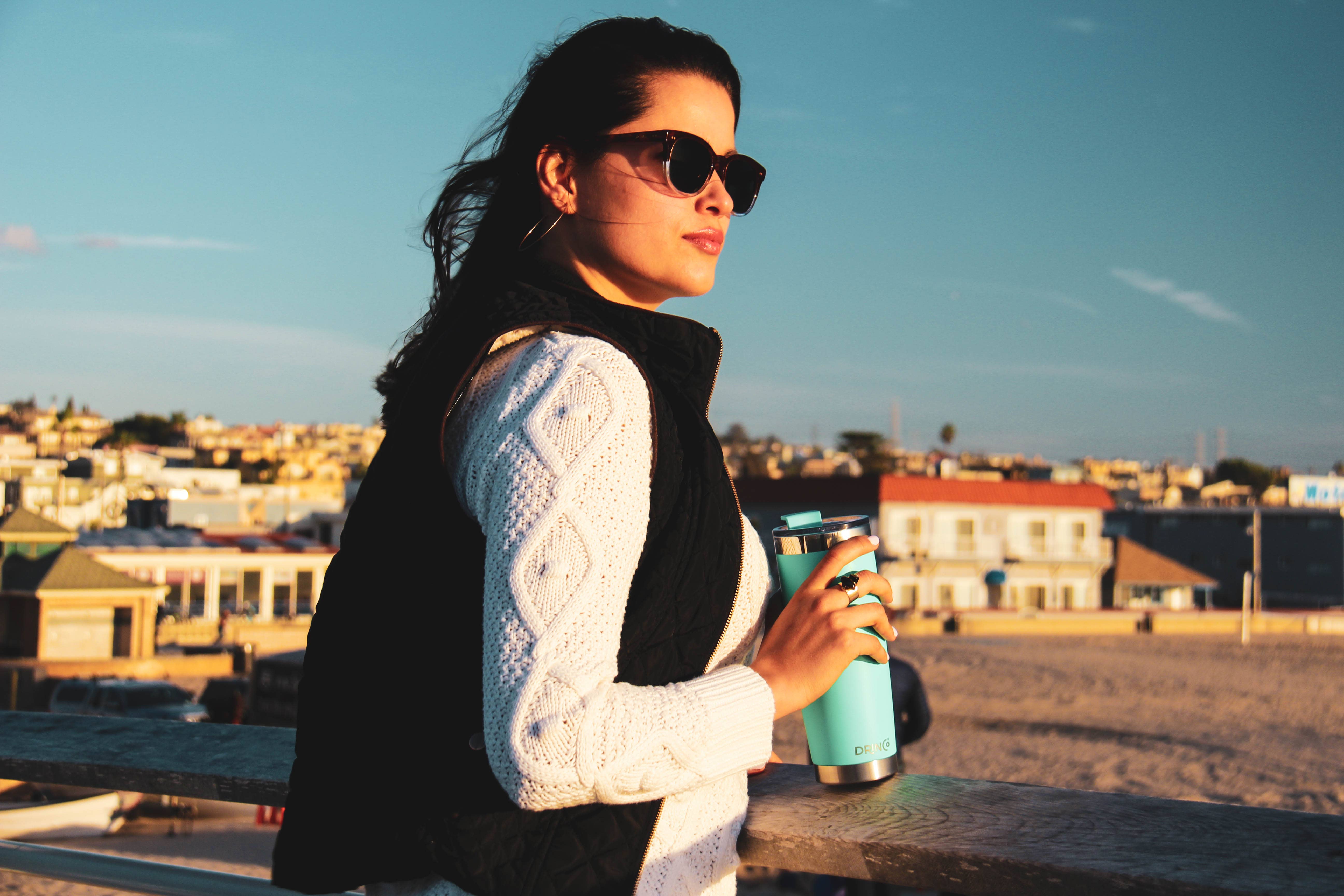 Drinco - Vendita all'ingrosso Bicchiere/tazza termica - Drinco® bicchiere termico isolato da 591 ml con coperchio anti-perdita e 2 cannucce8