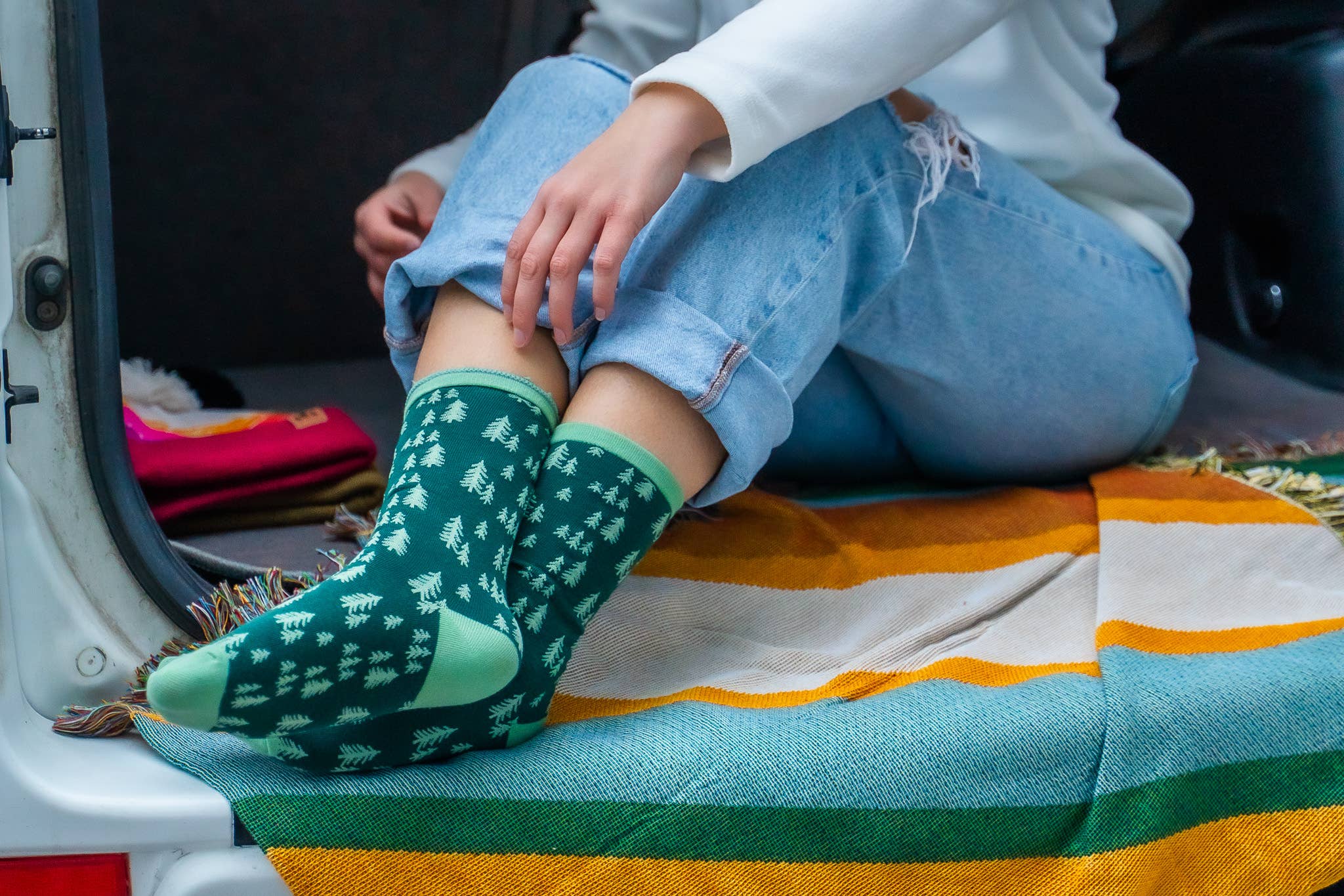 The Montana Scene – Großhandel Socken - Unisex – Pine Trees Unisex-Socken