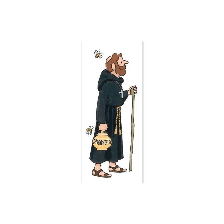 Monk With Honey Magnetic Bookmark for wholesale by Alison Gardiner US