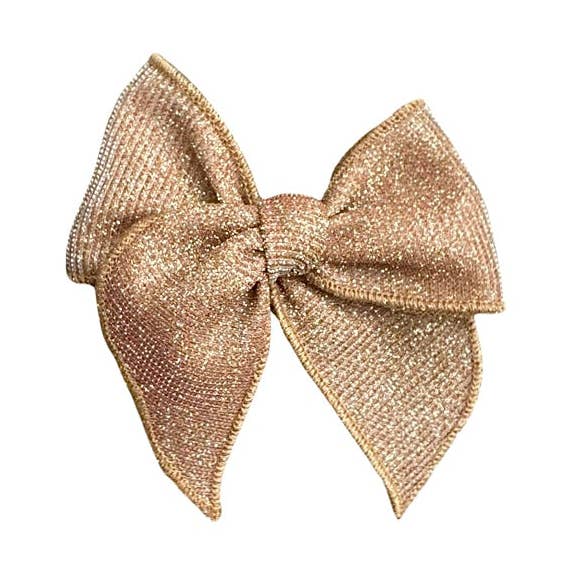 Shimmery Gold // Mini Fay Bow for wholesale by Shay+Dash