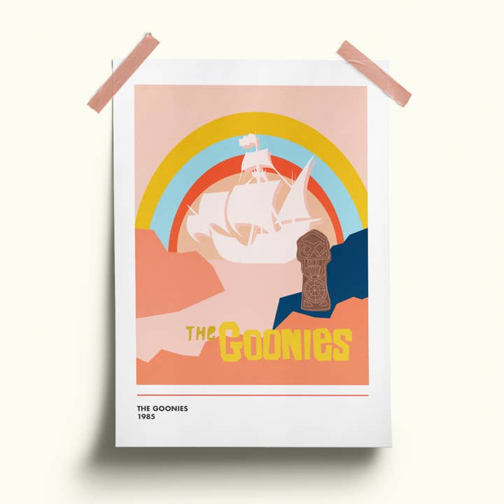 The Goonies print for wholesale by Seb & Charlie Design + Illustration