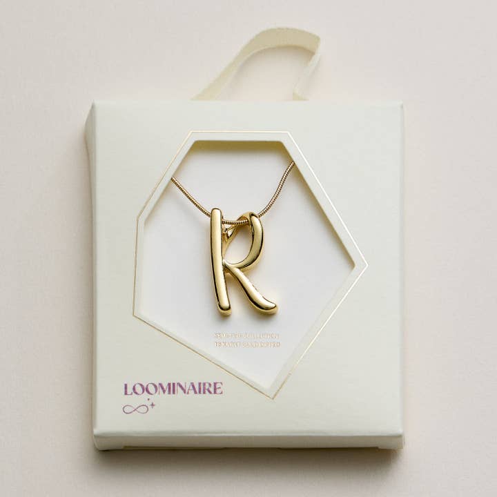 Frem - Wholesale Pendant/Charm Necklace - A Set of 16 Letters Gold Dipped Necklace – Gold & Silver Alphabet Charm Jewelry41