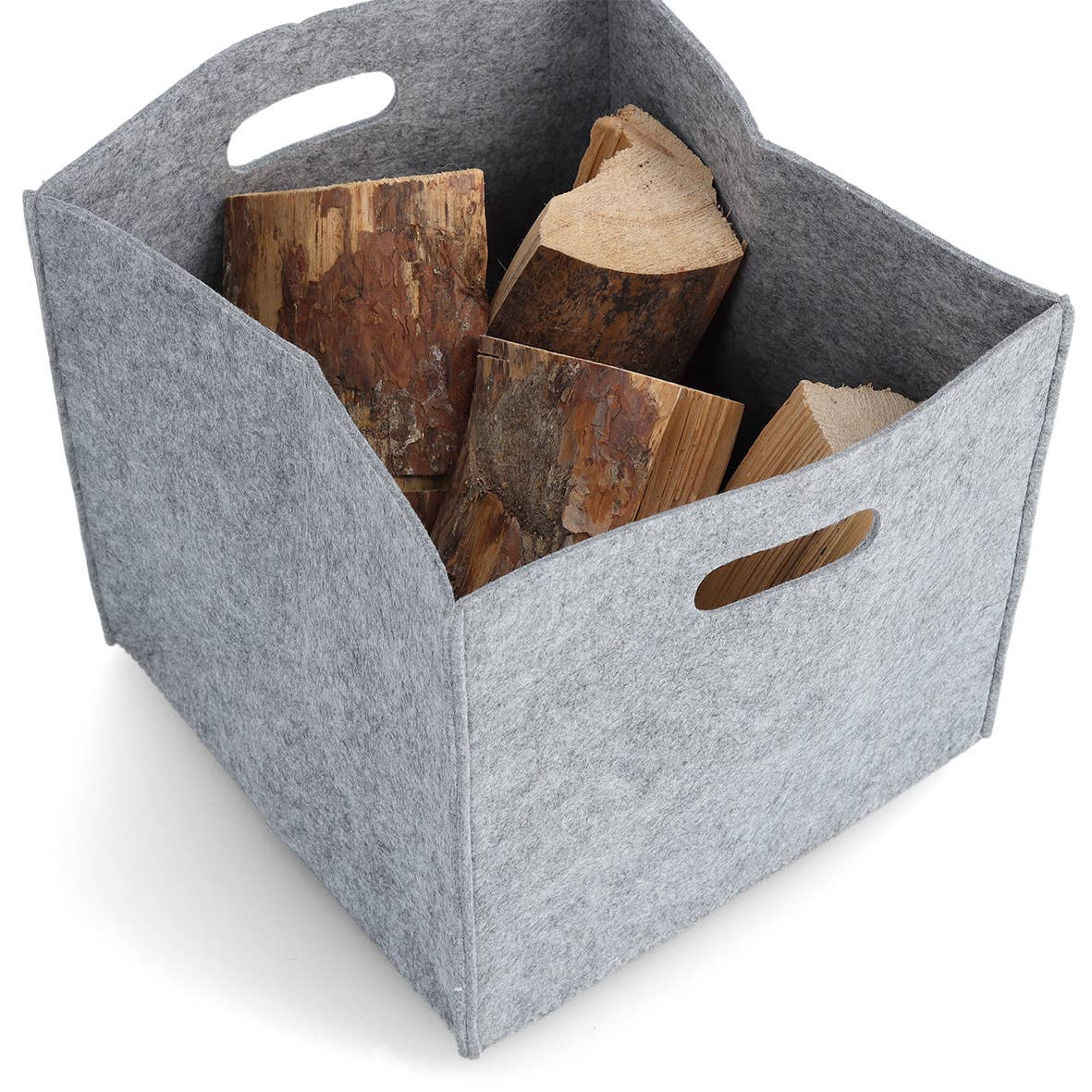 grå Förvaringskorg i filt, grå för wholesale på Faire5