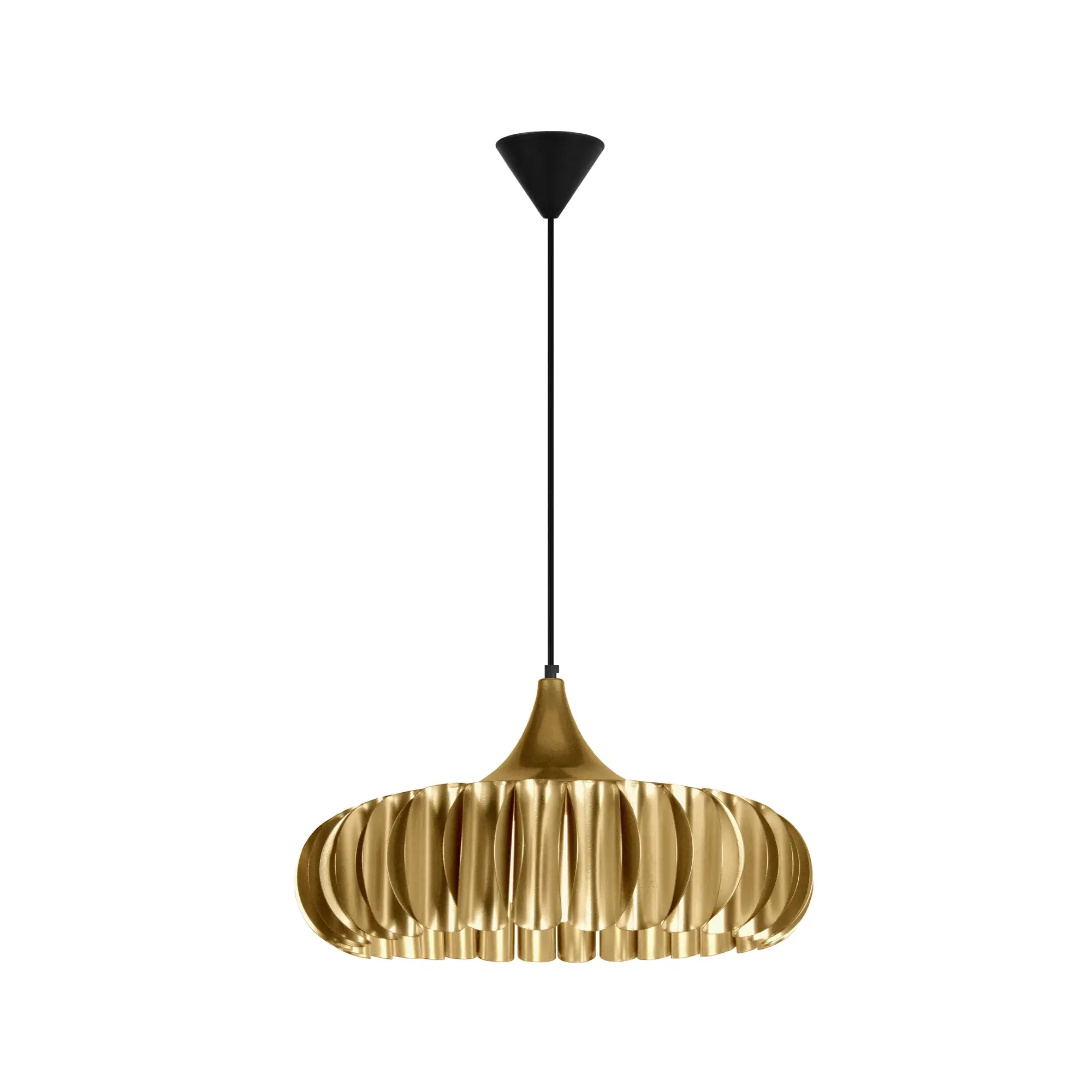 Tosel Shop - Wholesale Chandelier/Hanging Light - TIAGO 400 S - Gold Metal Chapel Suspension4