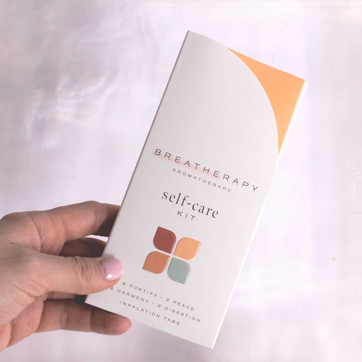 Breatherapy – wholesale Aromaterapiinhalator – SJÄLVVÅRDSKIT — Aromalapp Avsiktlig Välmåendegåva (8 st)6