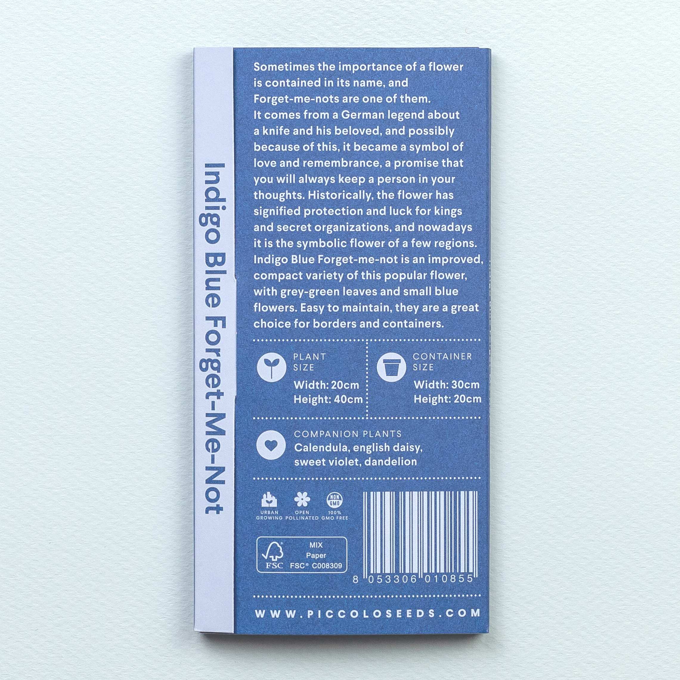 Piccolo Seeds - Wholesale Plant Seeds - Forget-Me-Not Indigo Blue2