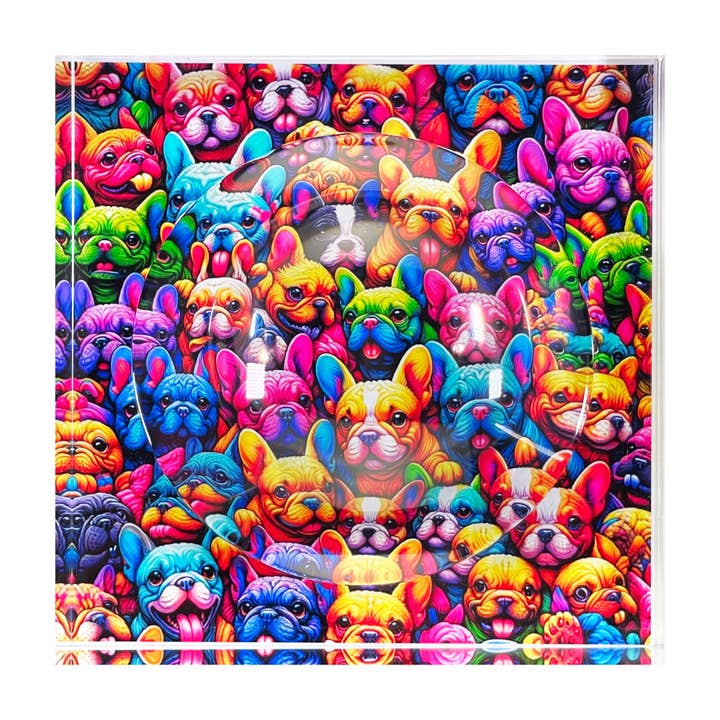 Lifeforce Glass, Inc. – wholesale Decorative plate/dish/bowl – Custom Lucite Candy Dish2