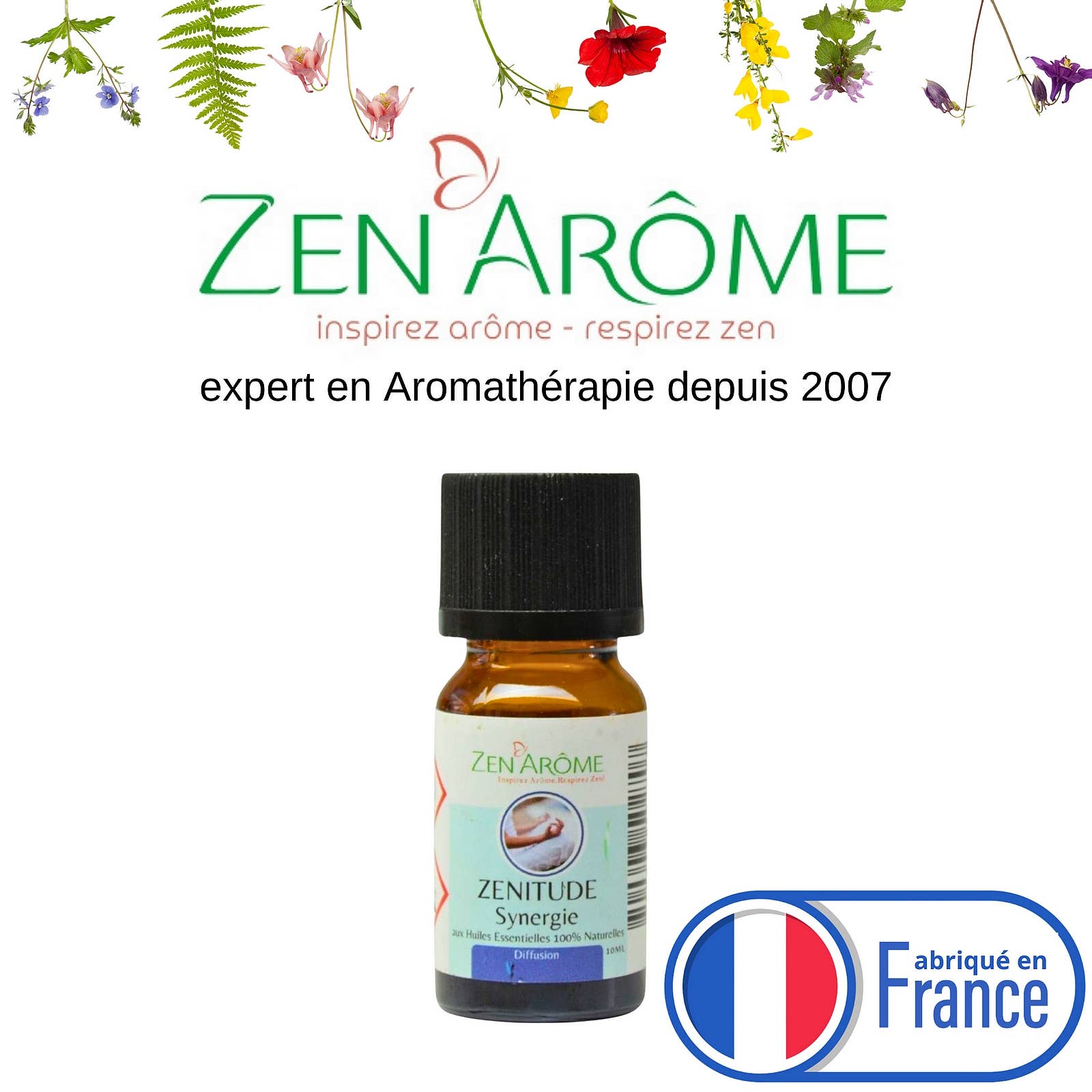 Zen'Arôme - Wholesale Essential Oil - Zenitude Essential Oil Blend for Diffuser - 10 ml6