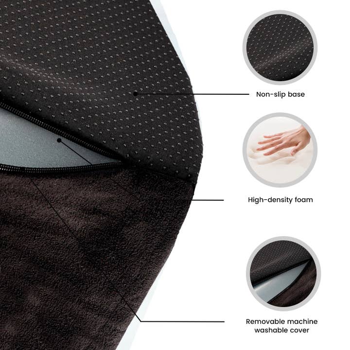 Precious Tails - Wholesale Pet steps & ramps – Cat/dog - Precious Tails High Density Foam Sherpa 3 Steps Pet Stair24