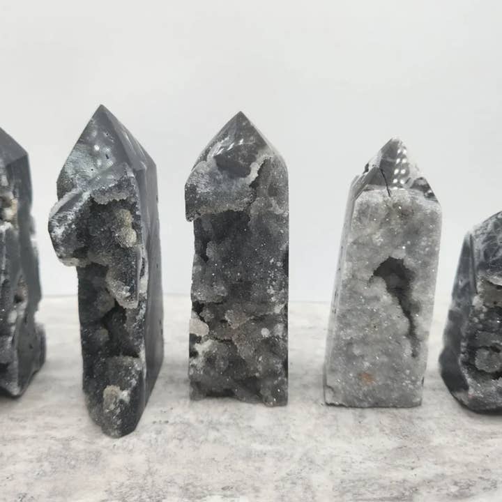Celestial Avenue - Vendita all'ingrosso Pietra/cristallo spirituale - Torri di Druza di Sfalerite