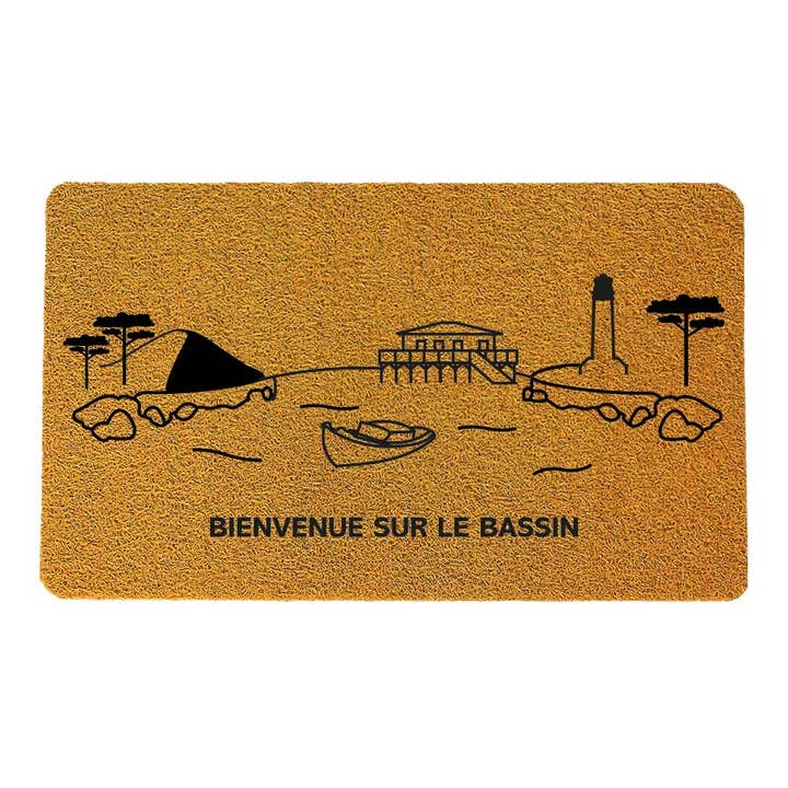 Arcachon Basin dørmåtte - minimum 10 stk for engroshandel hos MY CITY MEMORY