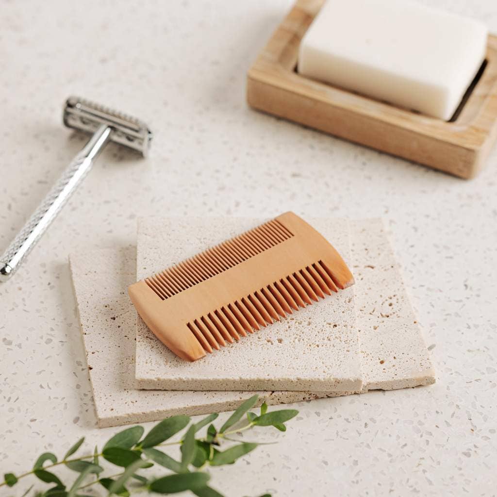 Wholesale Beard Comb Wooden Beard Grooming Comb For Men ONLY