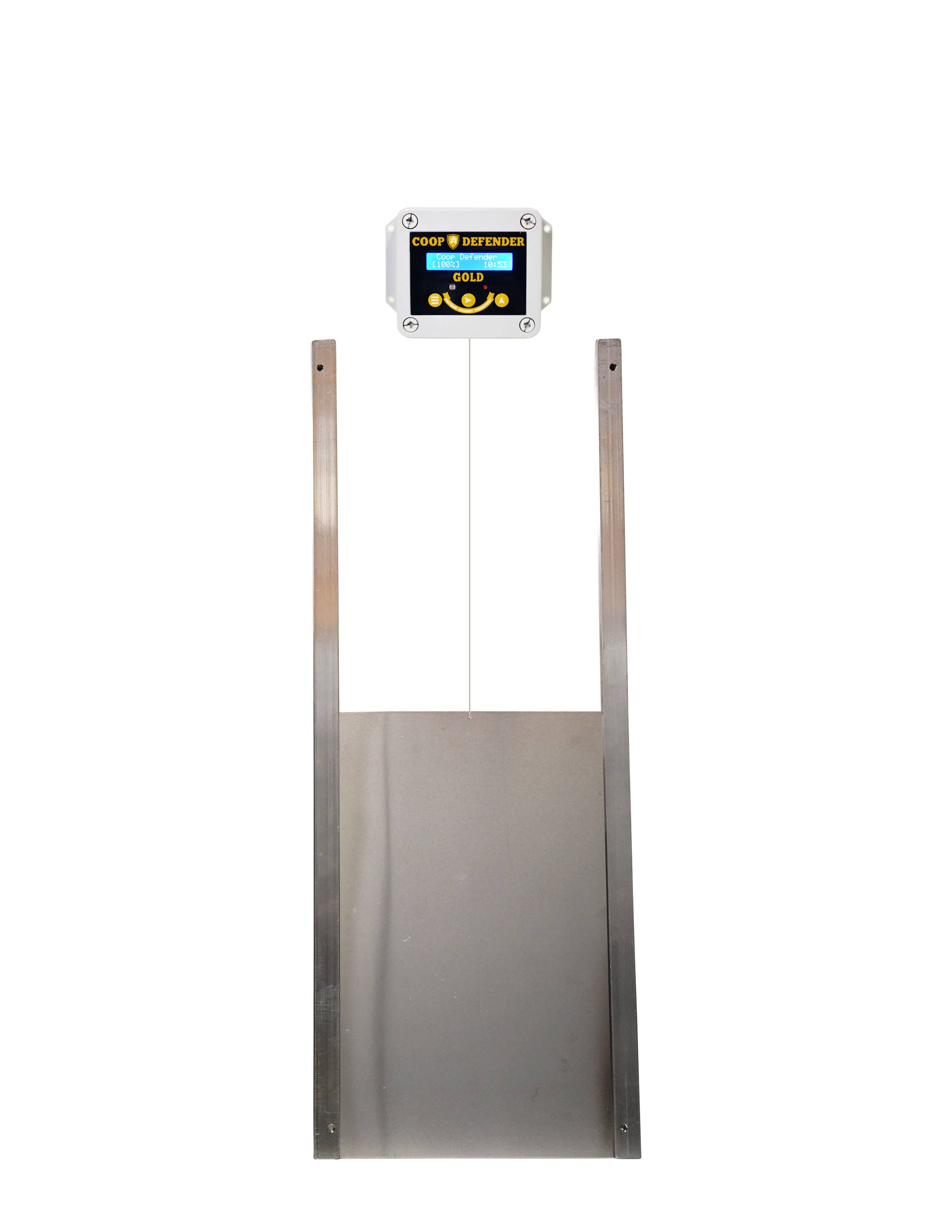 My Favorite Chicken - Wholesale Bird House - Coop Defender Gold Automatic Chicken Coop Door Kit