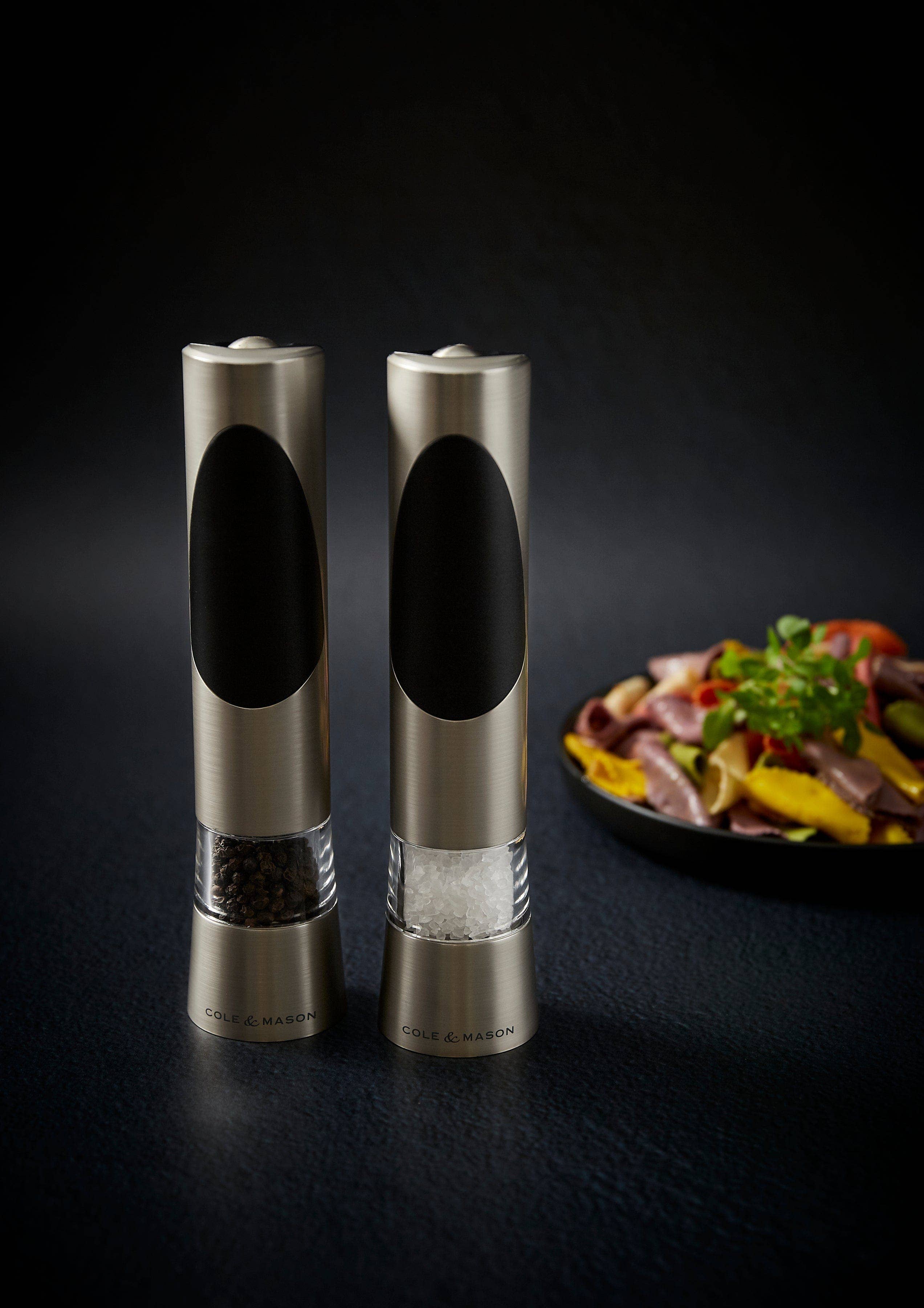 DKHB [Zyliss, Cole & Mason, Swissmar, AdHoc, Ken Hom] - Wholesale Salt & Pepper Shaker Set - Cole & Mason Richmond Electronic Salt & Pepper Mill Gift Set1