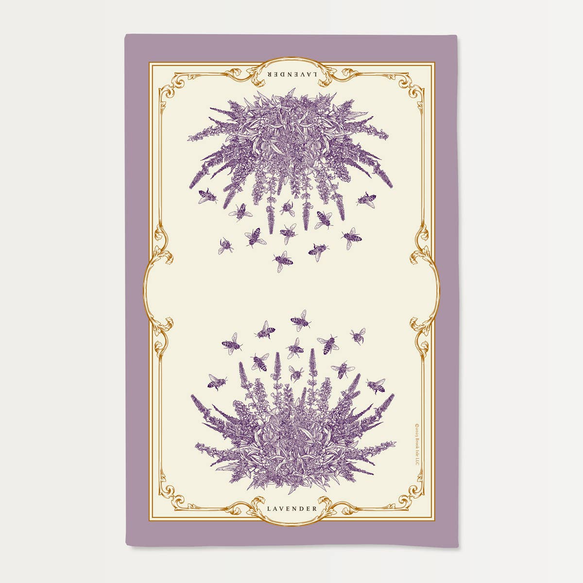 Brook Isle – Engroshandel Viskestykke – Lavendel Bomuld Håndklæde2