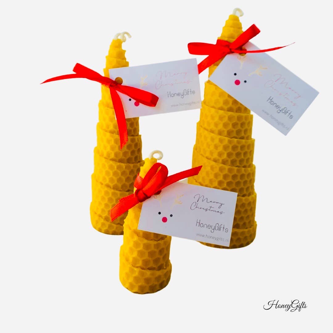 HoneyGifts - Wholesale Novelty Candle - Pure Beeswax Candles the «Christmas tree» small4