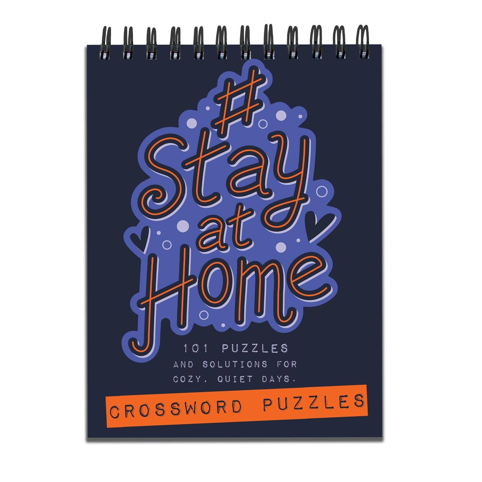 TF Publishing - Paper Goods - Wholesale Puzzel - Volwassene - #StayatHome Kruiswoordpuzzel Boek Spiraal puzzel Pad4