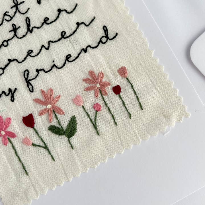 Stitch Ambition - Wholesale Mother's Day Card - Embroidered Mother Card