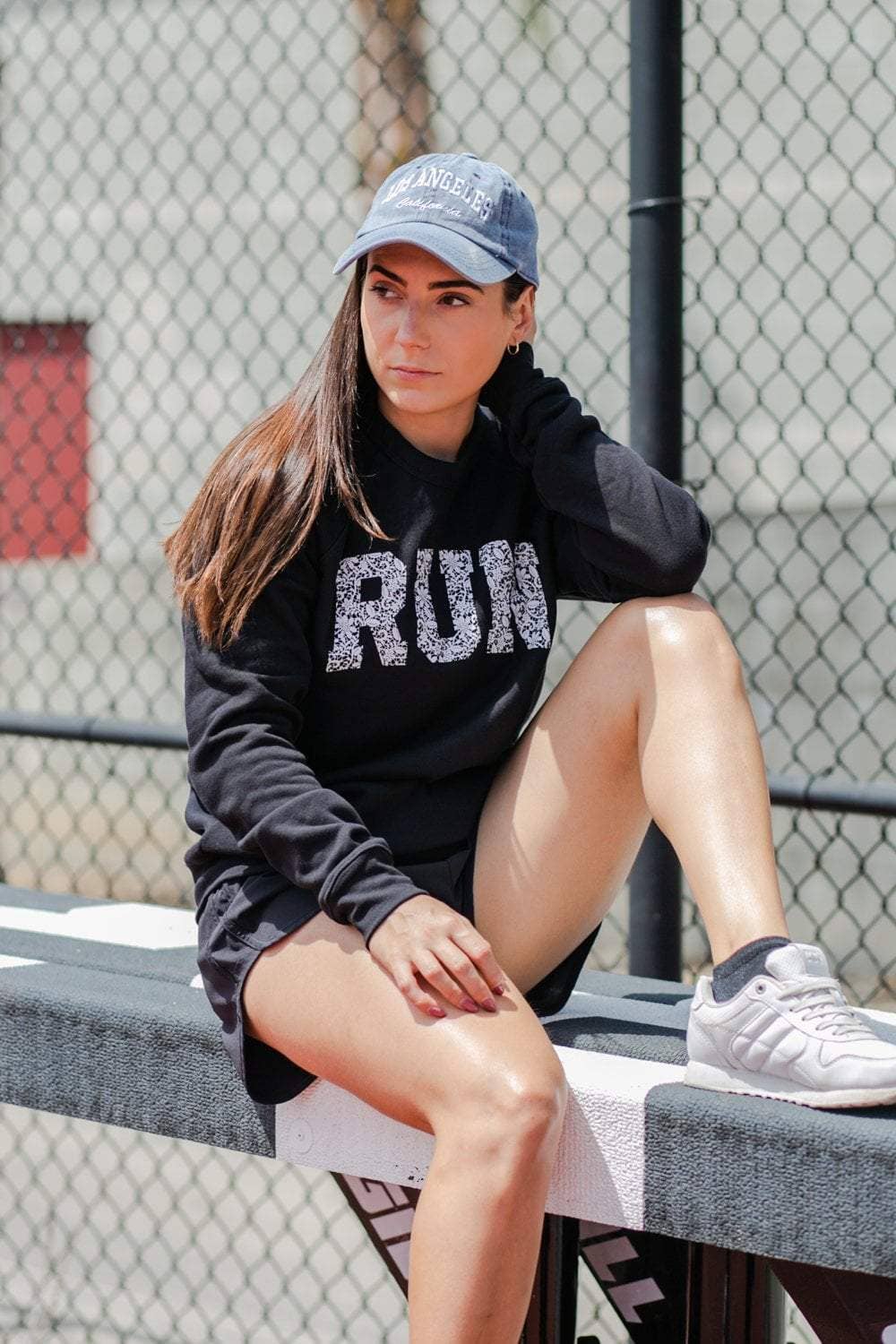 Sarah Marie Running Co - Wholesale Graphic Sweatshirt - Women's - RUN Lace Sweatshirt6