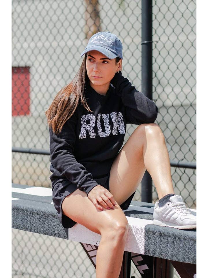 Sarah Marie Running Co - Wholesale Graphic Sweatshirt - Women's - RUN Lace Sweatshirt6