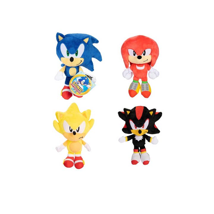 License 2 Play Toys - Wholesale Stuffed/Plush Toy - Kids & Baby - Sonic Basic Plush in 8pc Counter Display