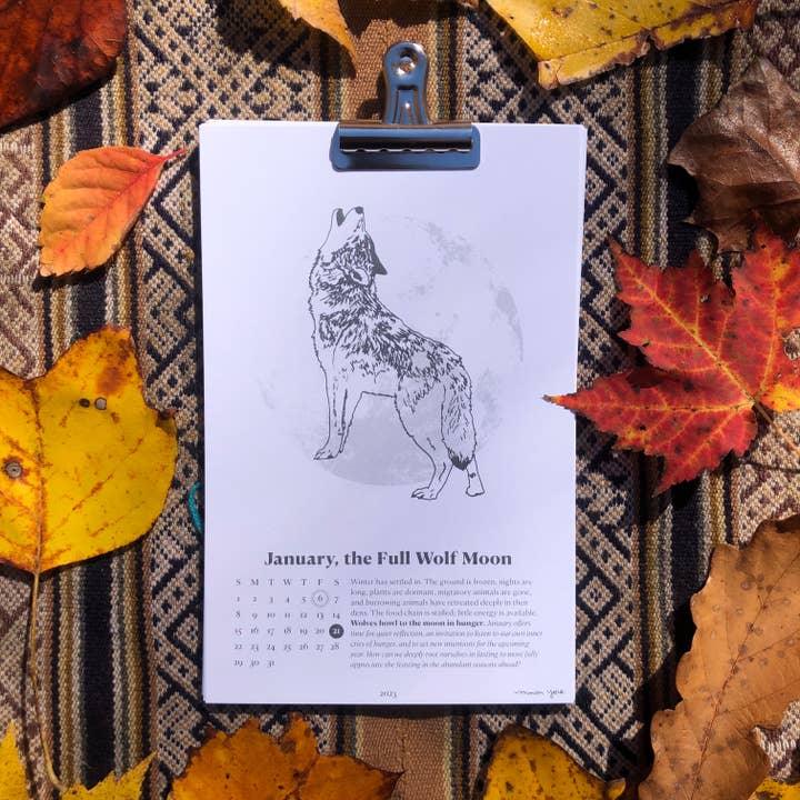 Macon York Press - Wholesale Calendar - 2026 Full Moon Calendar 3