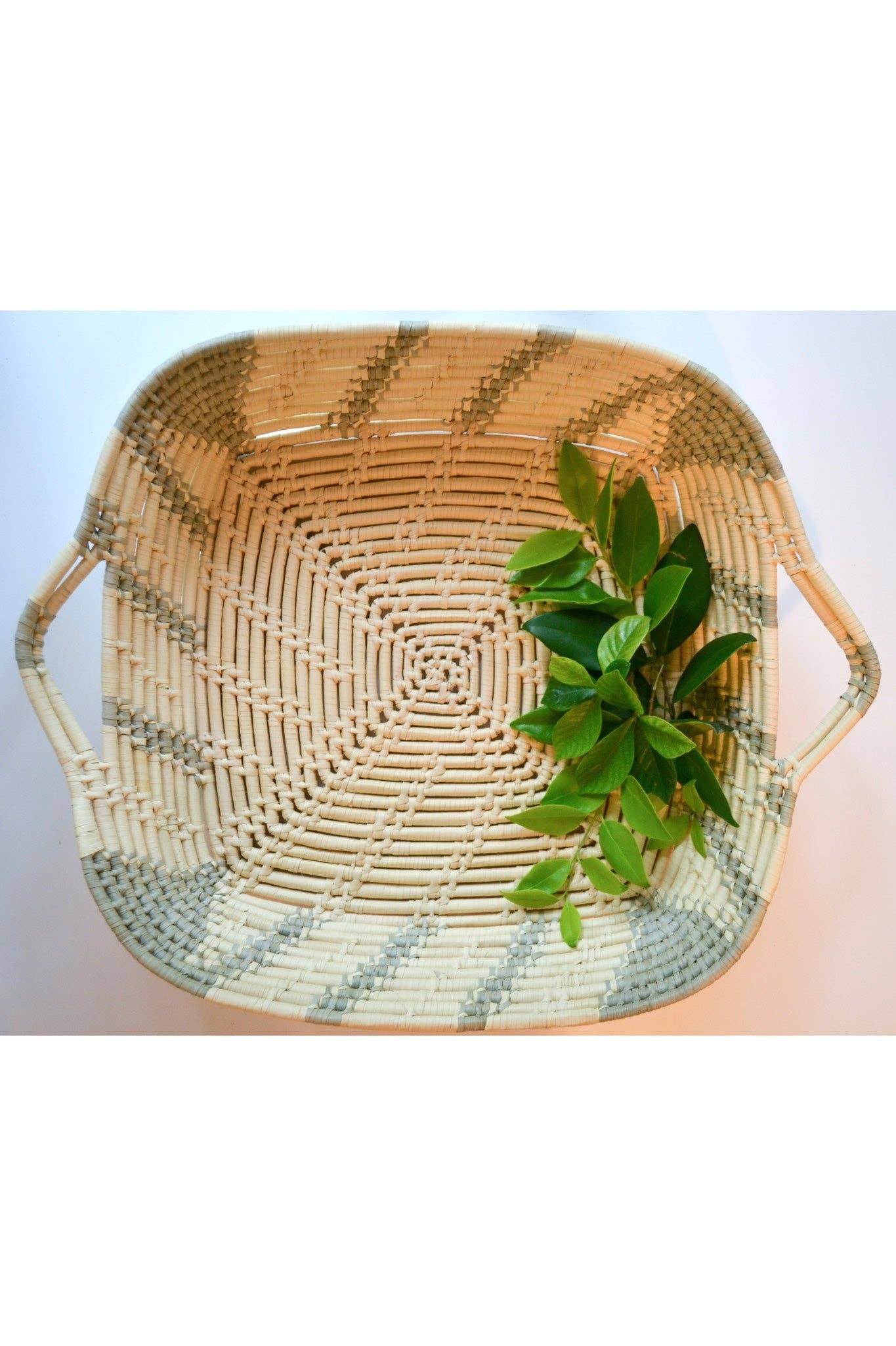 2nd Story Goods + Haiti Design Co - Wholesale Basket - Large Square Gift Basket2