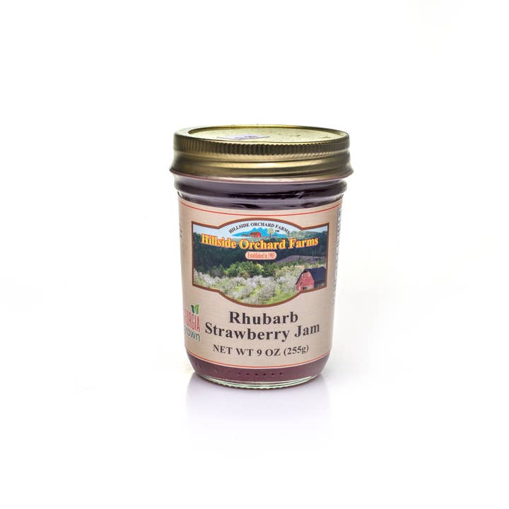 Hillside Orchard Farms - Wholesale Jam/Jelly - Rhubarb Strawberry Jam0