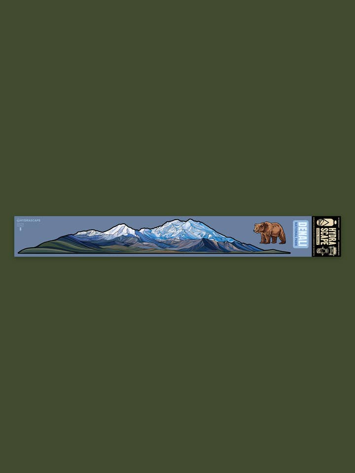 Denali Nationalpark Infinity Sticker for engroshandel hos Hydrascape Stickers