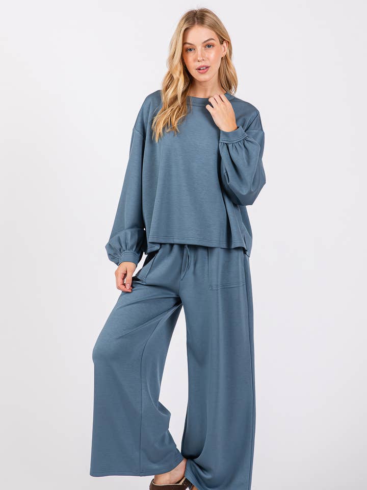 PINK SCUBA TOP AND PANT SETS for wholesale on Faire8