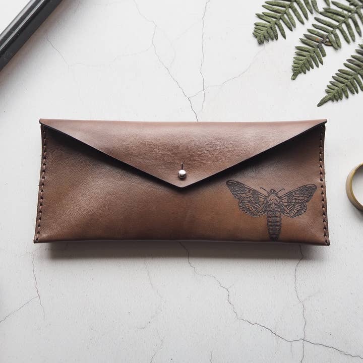 Estuche de piel polilla para venta al por mayor de Hord