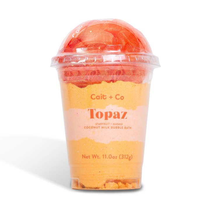 Topaz Bubble Bath Milkshake for wholesale by Cait + Co