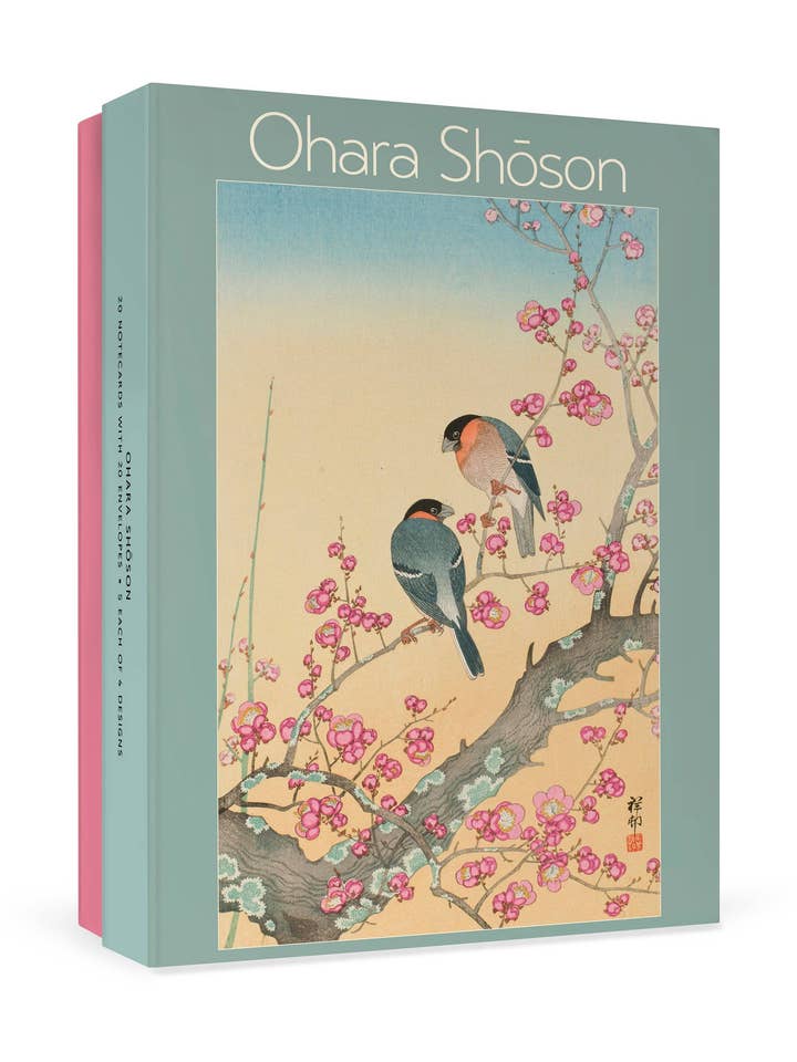 Ohara Shōson Kartenset in Schachtel für den Großhandel von Pomegranate