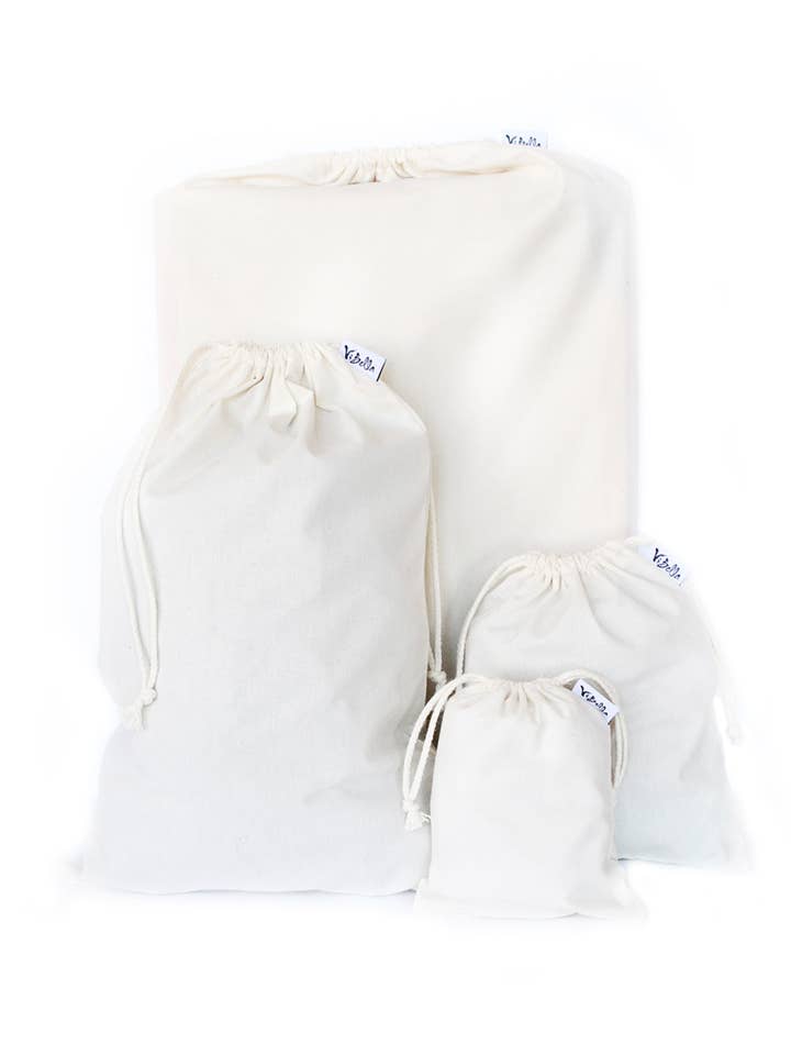 Natural Fabric Gift Wrapping for wholesale by Vi Bella