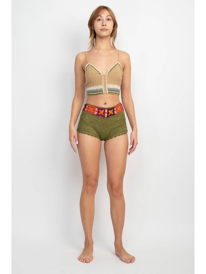 Lakhays Collection Inc. - Wholesale Knit Top - Women's - Fiesta Crochet Crop Top3