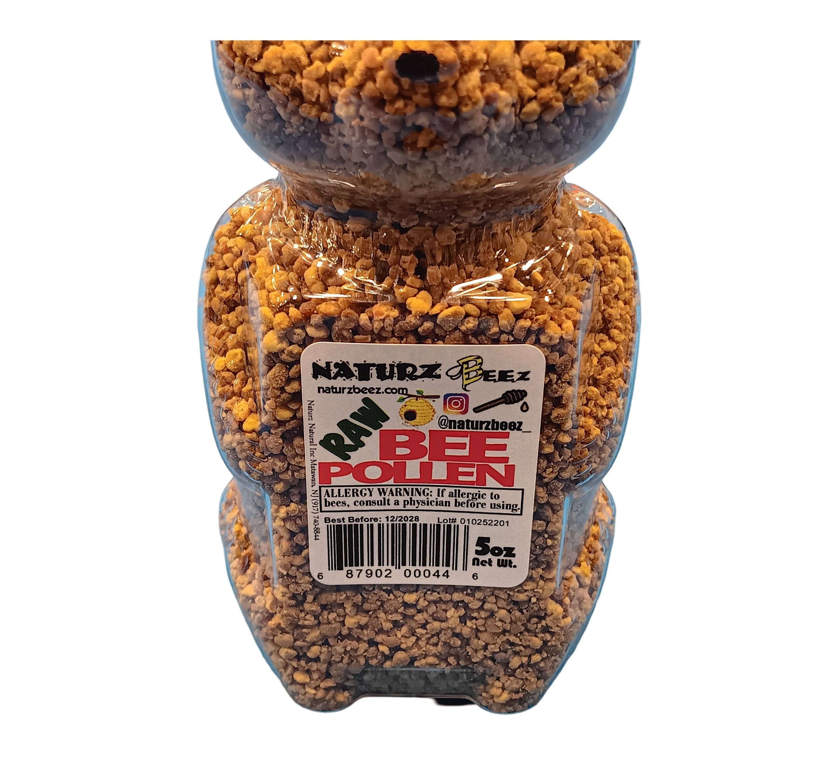 Naturz Beez - Wholesale Honey - Bee Pollen Granules Raw Plastic Honey Bear6