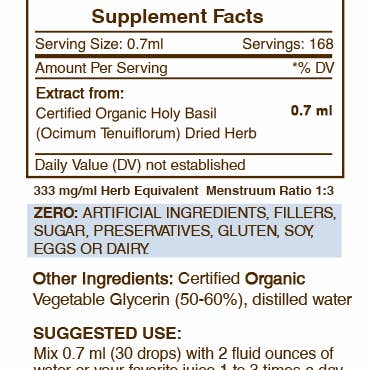 Secrets Of The Tribe - Wholesale Tincture - Holy Basil Tincture3