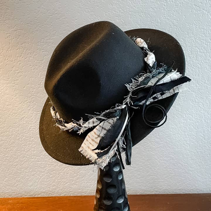 M D H Originals - Wholesale Hat Accessory - Women's - Hat Bar Stuff "Sampler" pack Hat Band, Feathers and Hat Pin