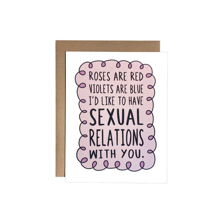 Chateau Blanche - Vente Cartes de déclaration d'amour - Carte de relations sexuelles amoureuses1