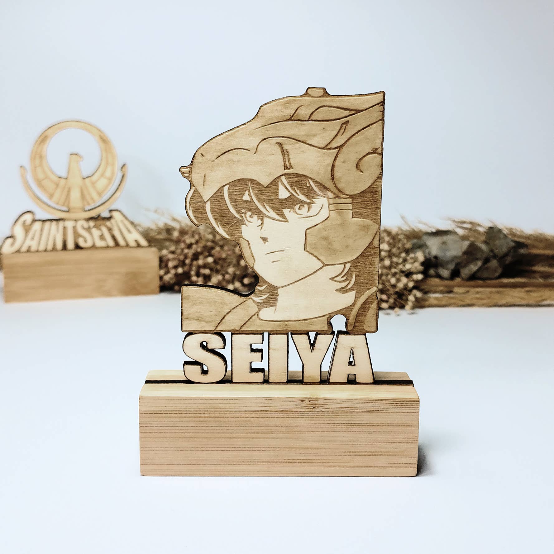 Studio Rima - Wholesale Decorative Figurine - Saint Seiya Wooden Statuette - Geek Trophy Home Decor3