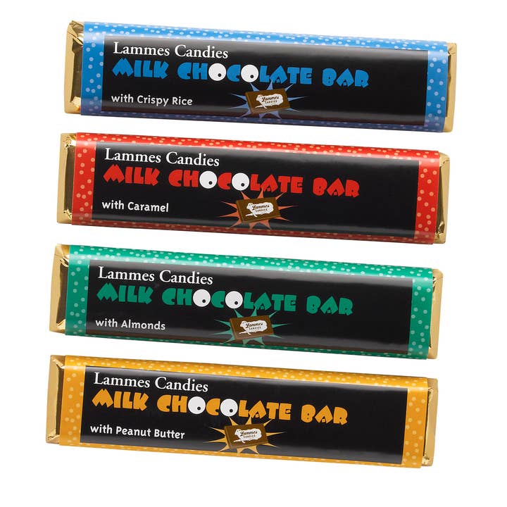 Assorted Milk Chocolate Bars for wholesale by Lammes Candies