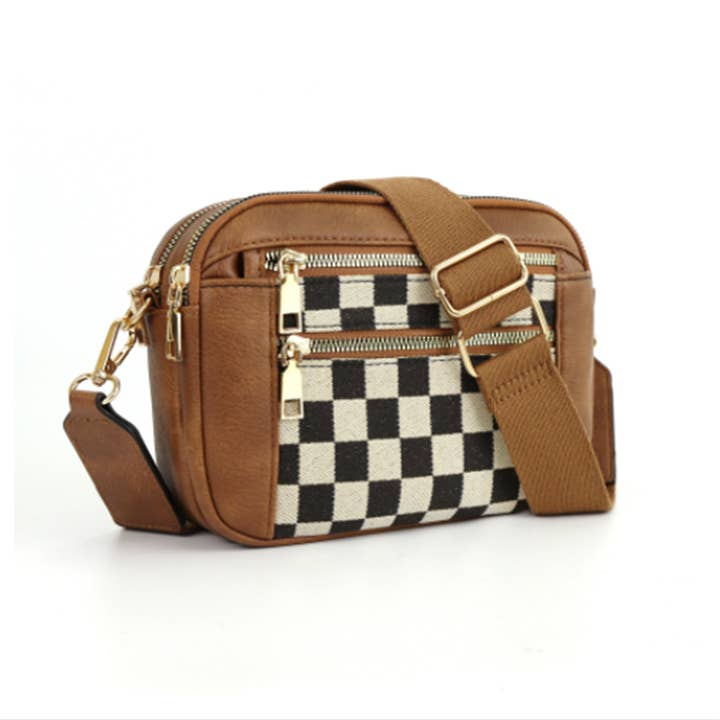 Wholesalesir - Wholesale Crossbody Bag - Women's - Color Blocked Multifunctional Zipper Crossbody Bag2