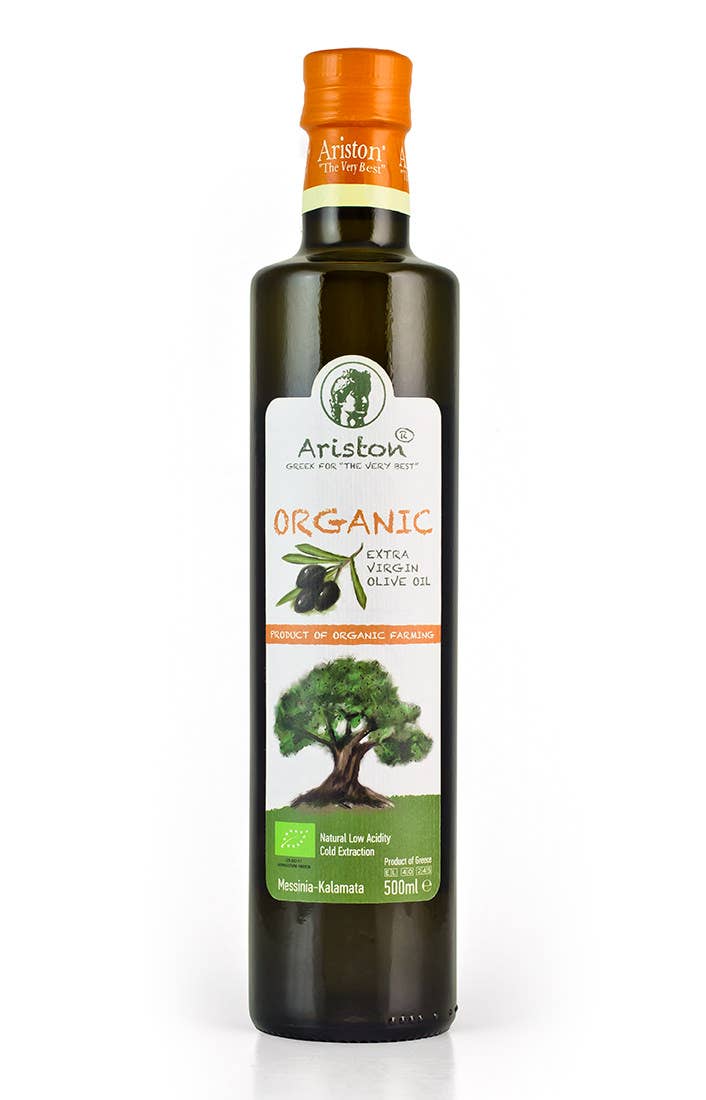 Ariston Specialties - Wholesale Olive Oil - Ariston EVOO Greek Organic Olive Oil 16.9oz