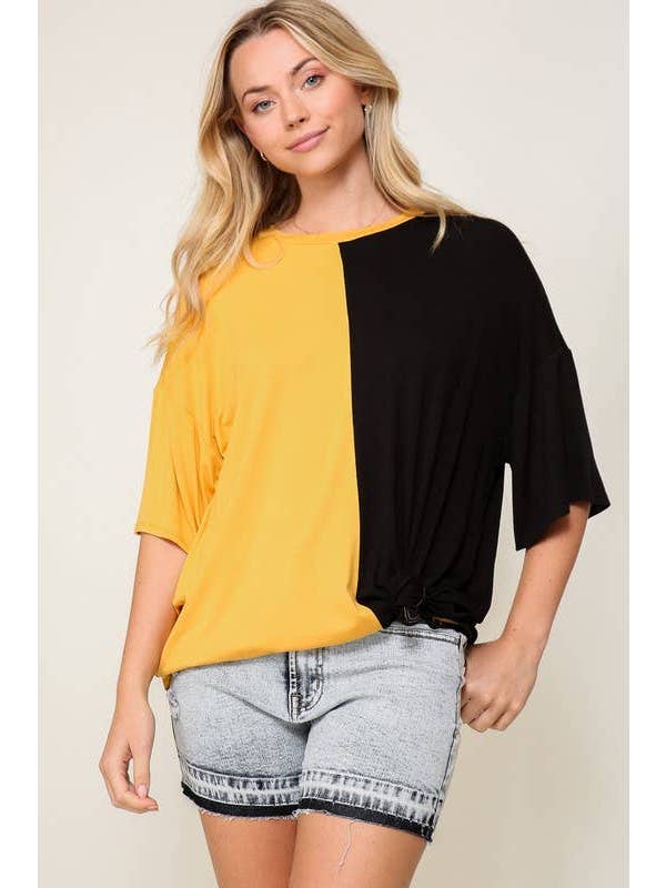 Vanilla Monkey – Engroshandel Strikket top - Dame – Game Day Multi Color Strik Top2