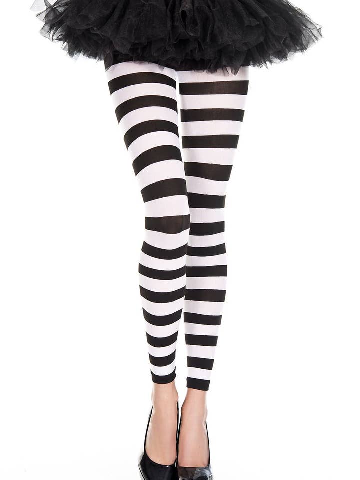 Legging rayé Music Legs ML35849 pour la vente par Lingerie Mart